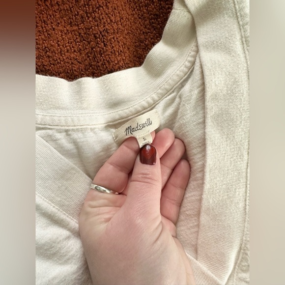 Madewell Relaxed Henley Tee in Lighthouse - L - Picture 5 of 5